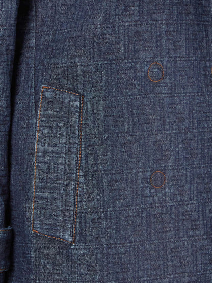 Fendi Ff Padded Denim Caban