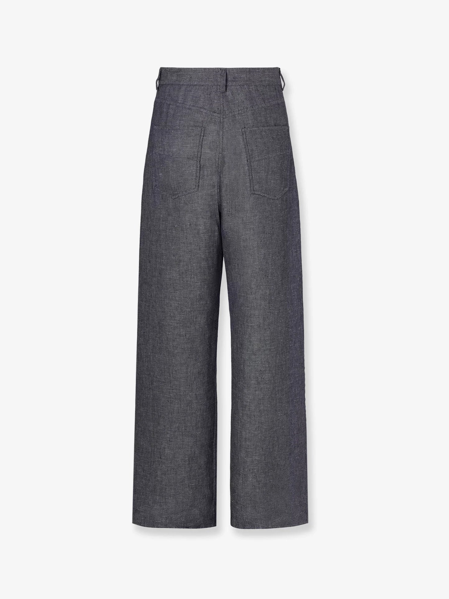 Fendi Relaxed Linen, Cotton And Silk Jeans