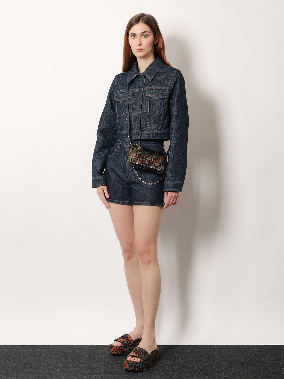 Fendi Denim shorts - Blueberry 26