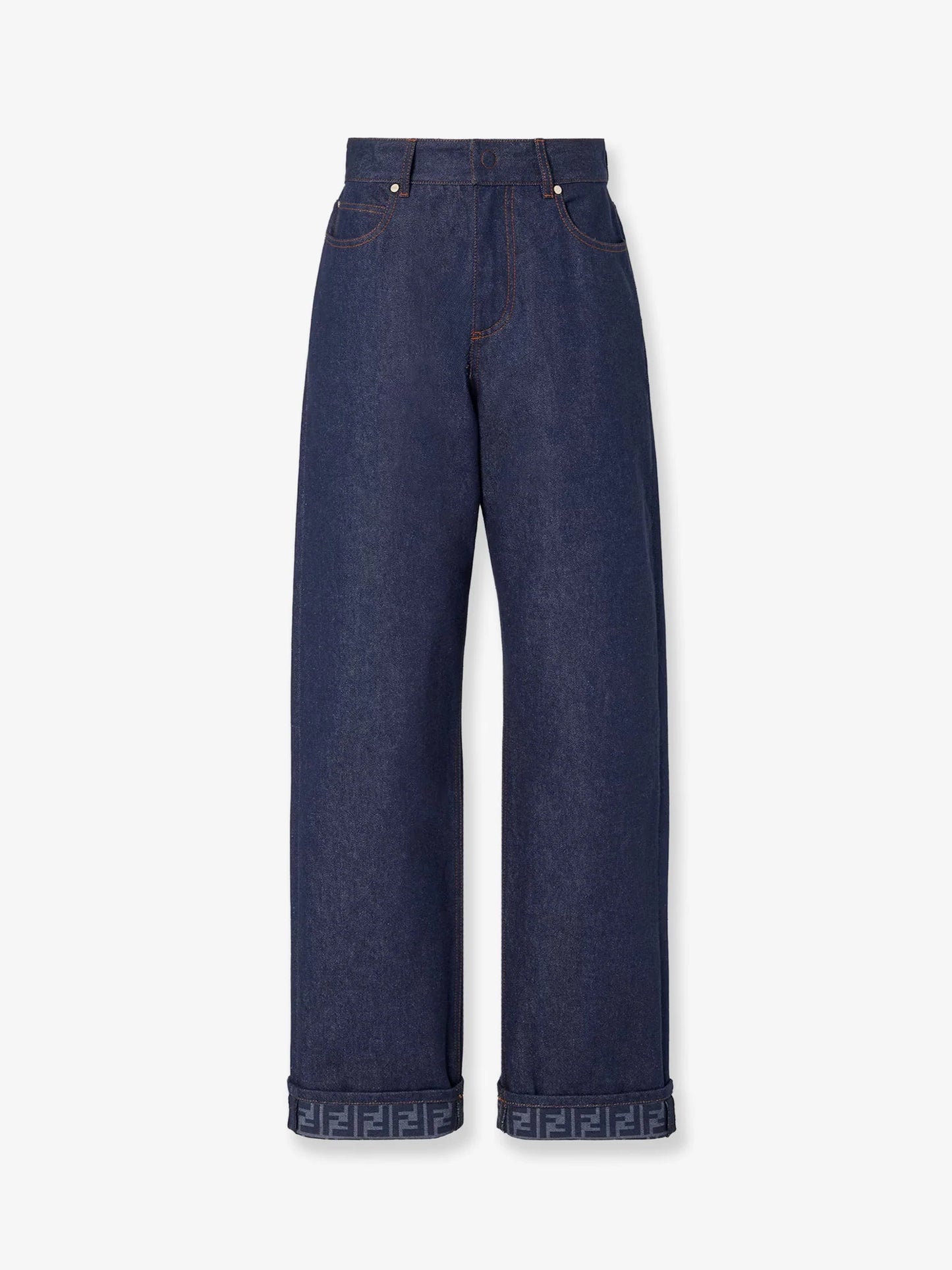 Fendi Beige Denim Trousers