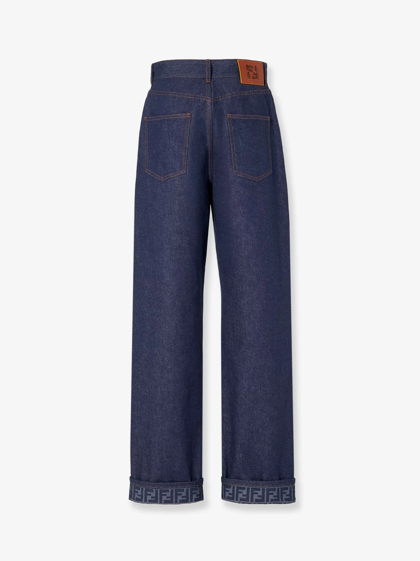 Fendi Beige Denim Trousers