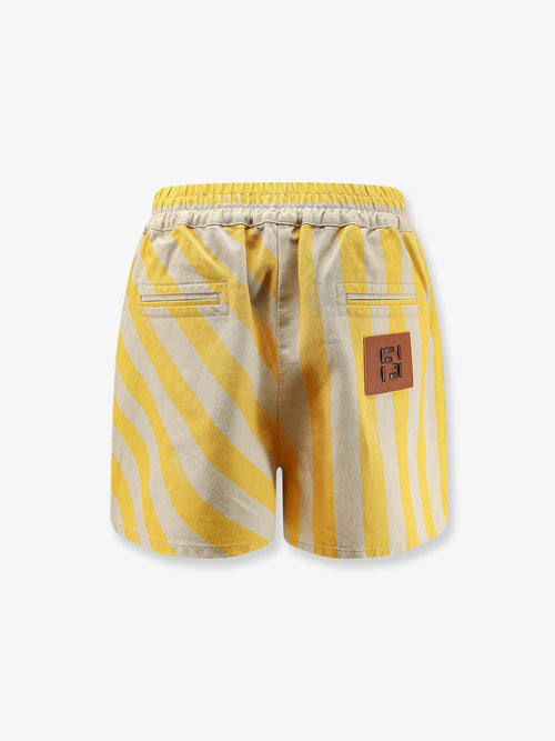Fendi Cotton and linen shorts - Ginestra 26