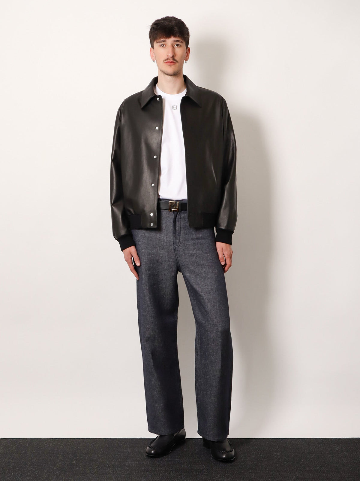 Fendi Leather Jacket - Black