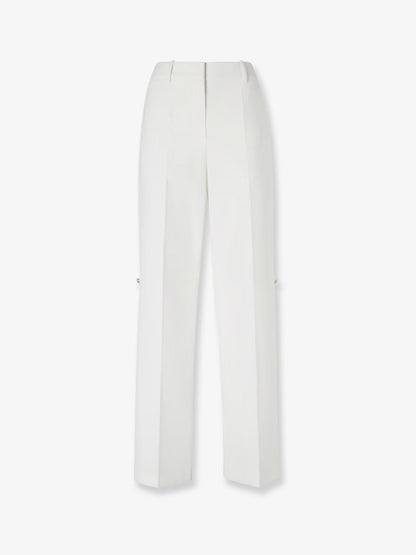 Fendi Technical canvas trousers - White