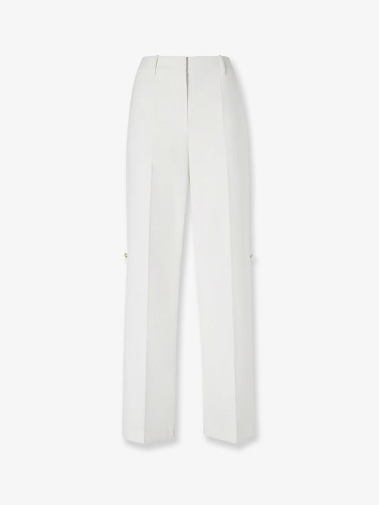 Fendi Technical canvas trousers - White