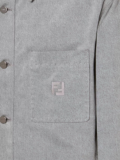 Fendi Jacket Denim Stone Bleached