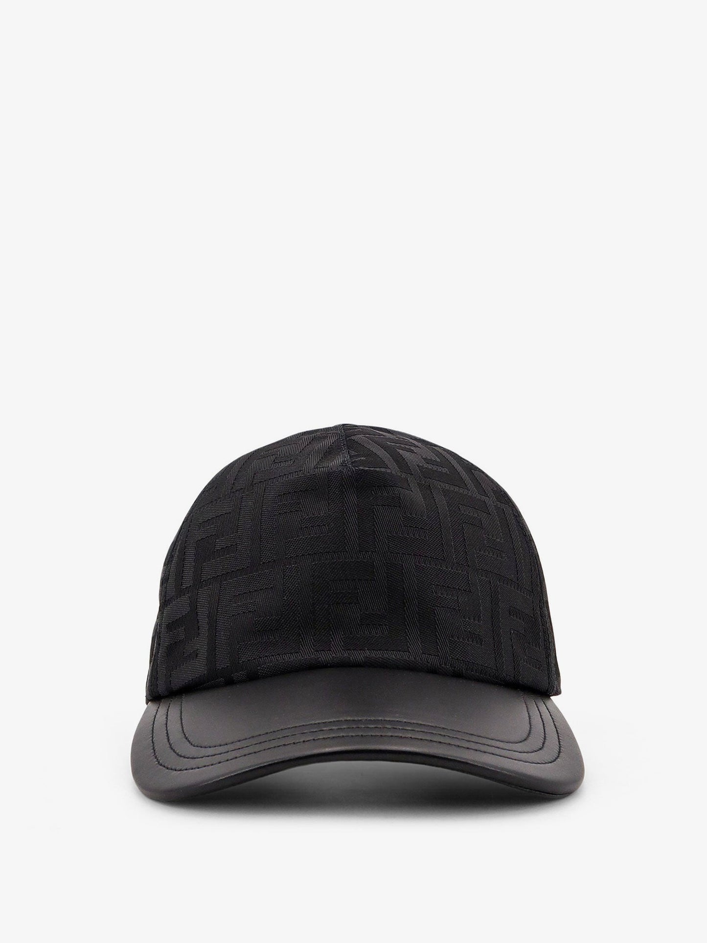 Fendi Ff Jacquard Denim Baseball Hat