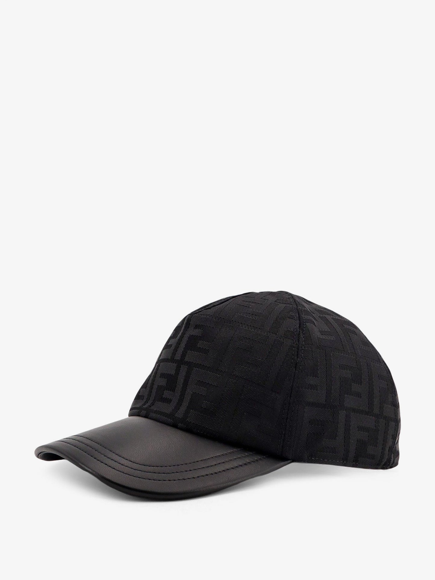 Fendi Ff Jacquard Denim Baseball Hat