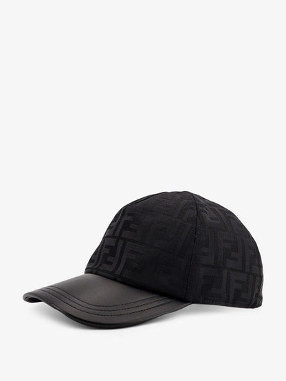 Fendi Ff Jacquard Denim Baseball Hat