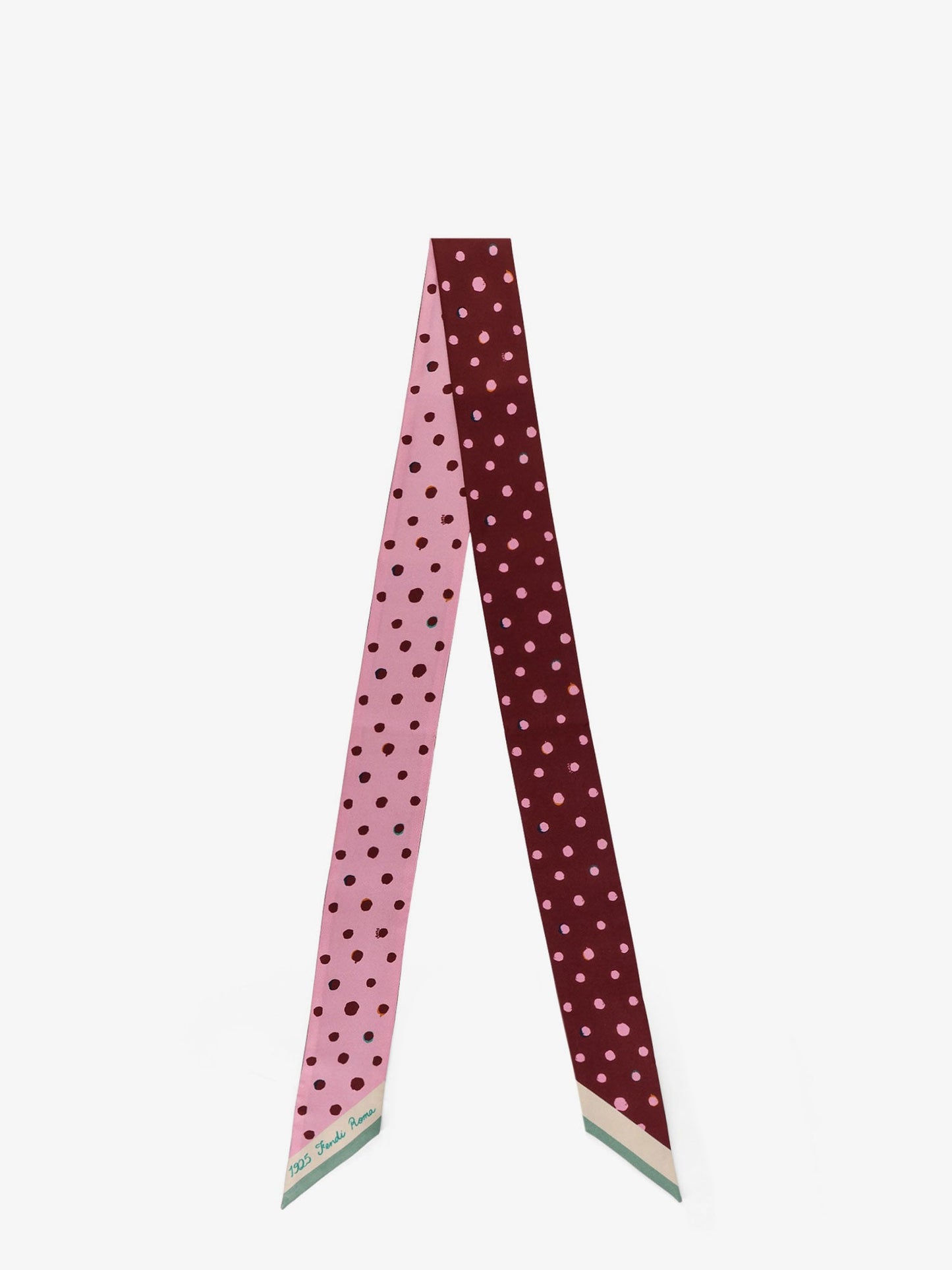 Fendi Wrappy Multicolor Silk Bandeau