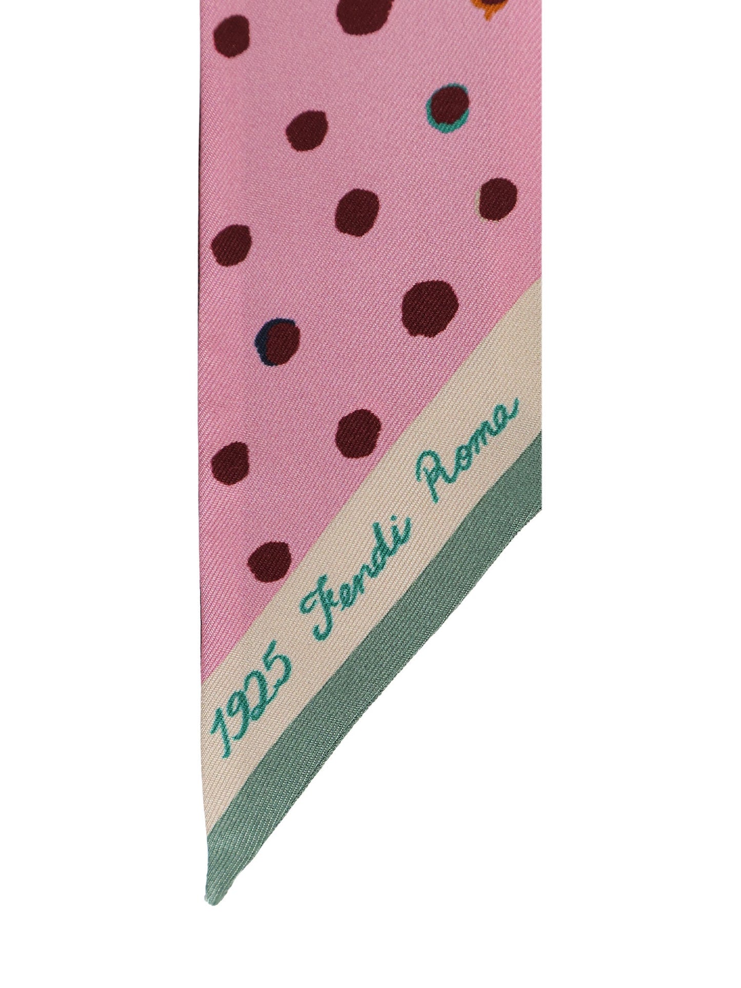 Fendi Wrappy Multicolor Silk Bandeau
