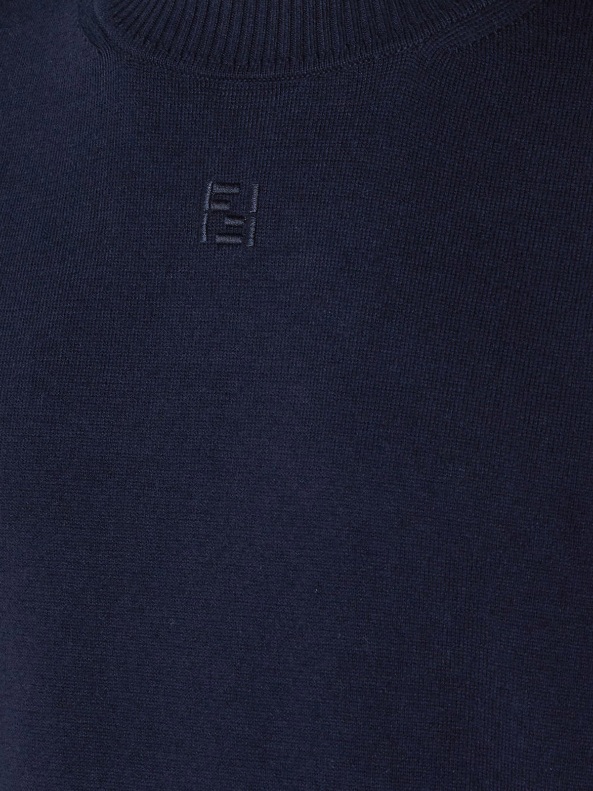 Fendi Cotton and cashmere sweater - Navy