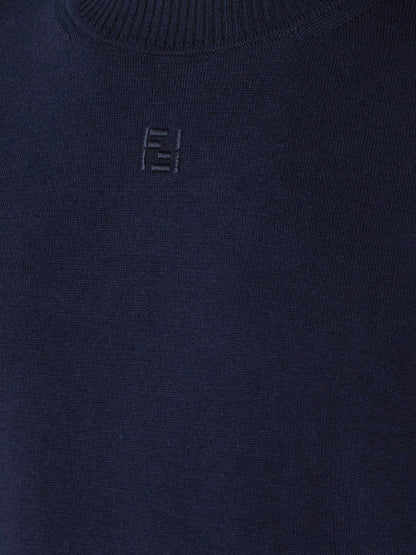 Fendi Cotton and cashmere sweater - Navy