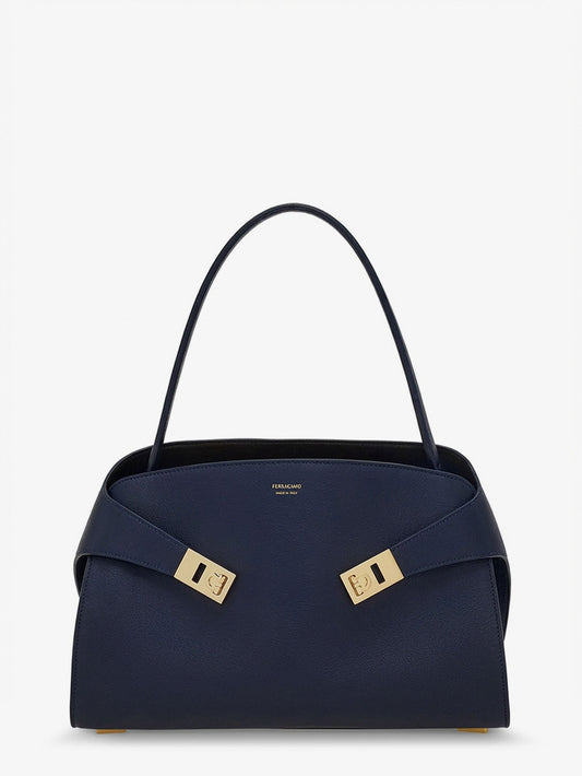 Ferragamo Hug Soft Two Tone Shoulder Bag