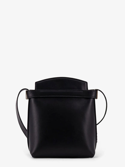 Ferragamo Leather Crossbody Bag With Gancini Detail