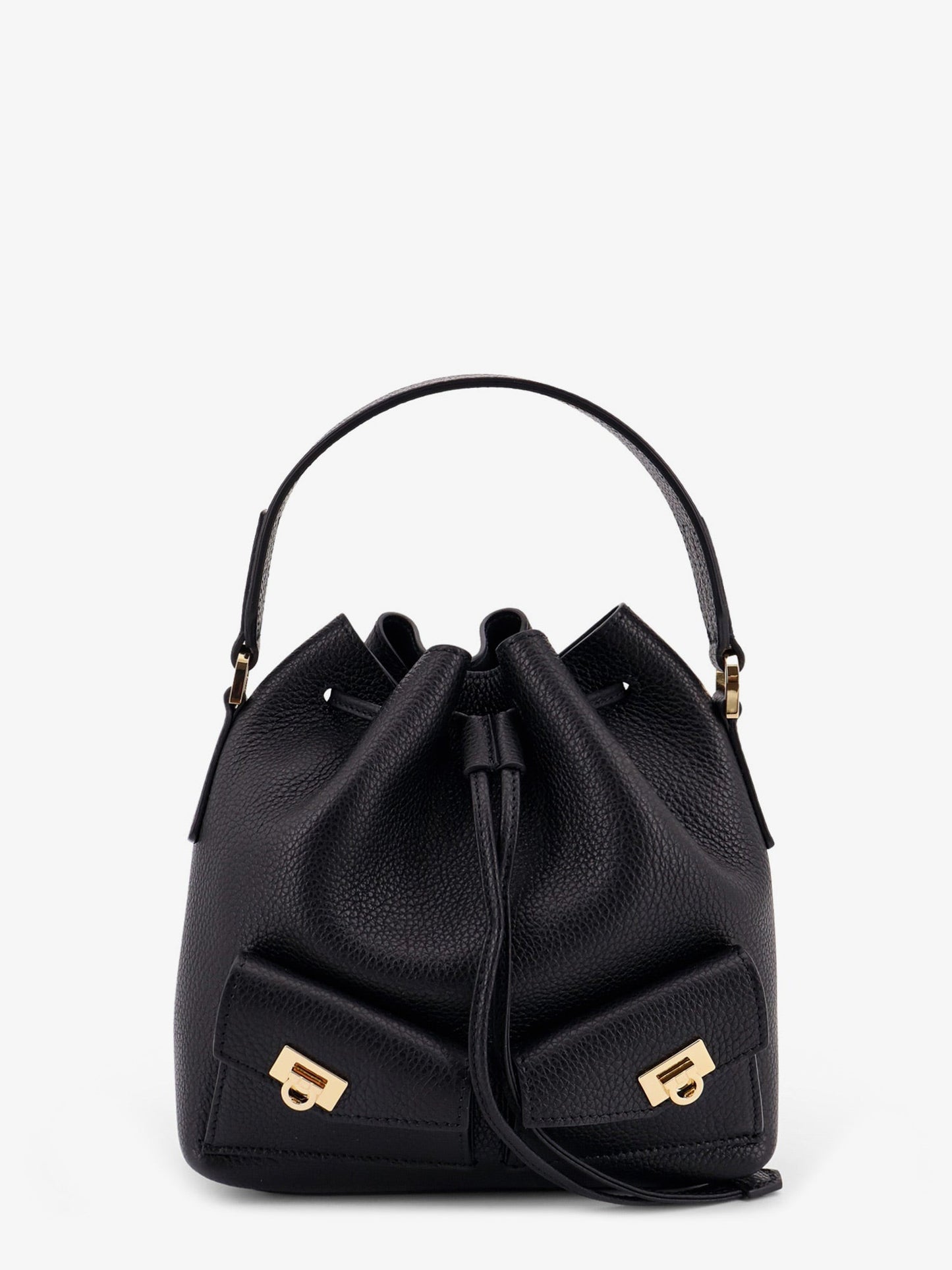Ferragamo Leather Bucket Bag