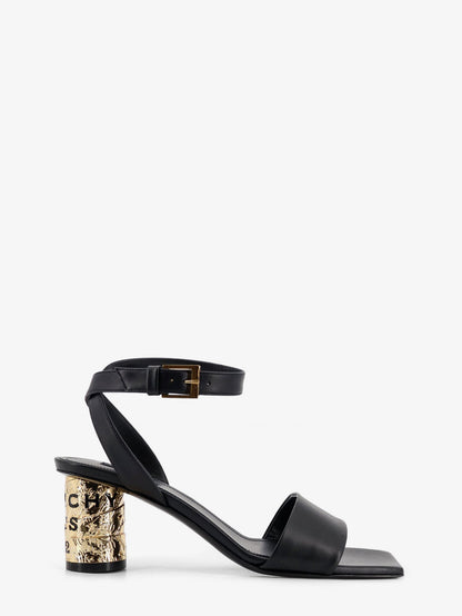 Givenchy Tape leather heeled sandals - Black
