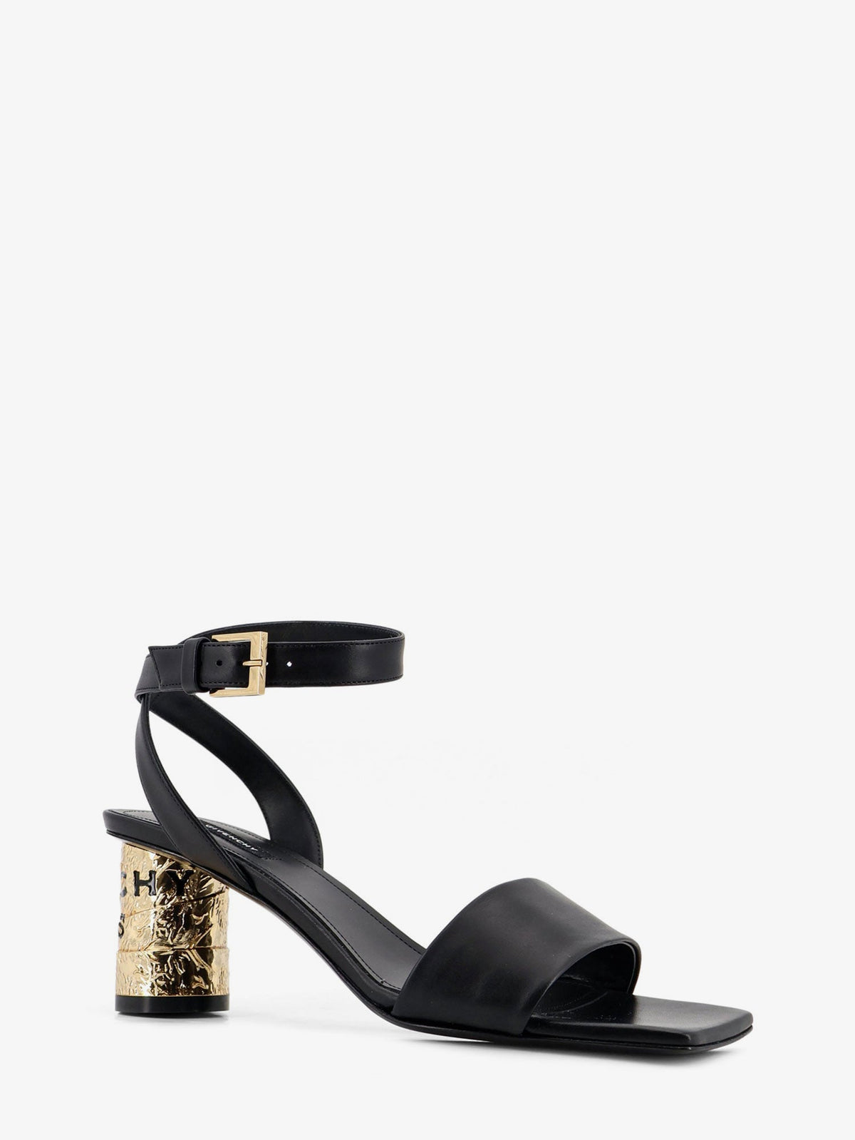 Givenchy Tape leather heeled sandals - Black