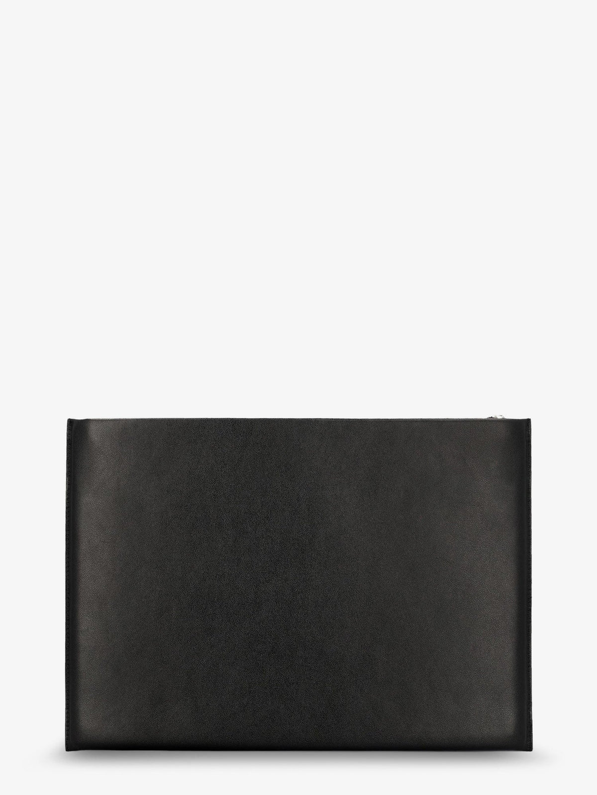 GIVENCHY - Leather clutch bag with lettering logo on the front