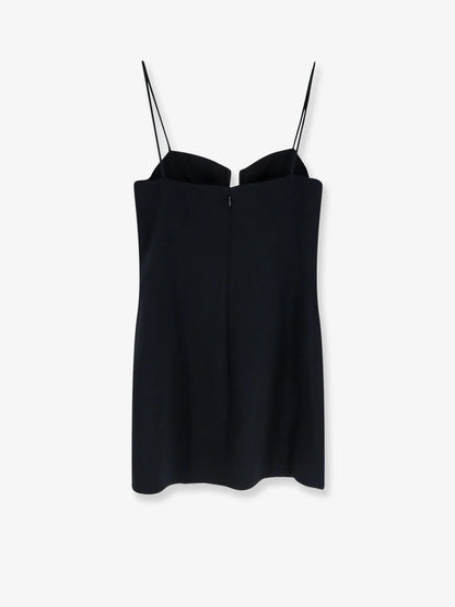 Givenchy Cutaway Satin Mini Dress