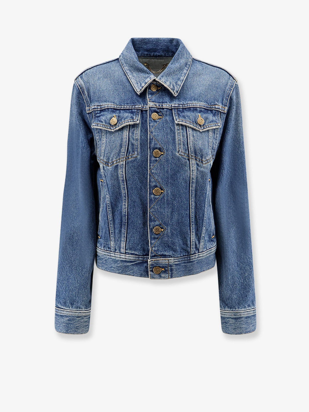Golden Goose Deluxe Brand Slim Fit Denim Jacket - Blue