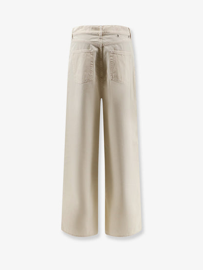 Golden Goose Deluxe Brand Cotton blend trousers - Yellow