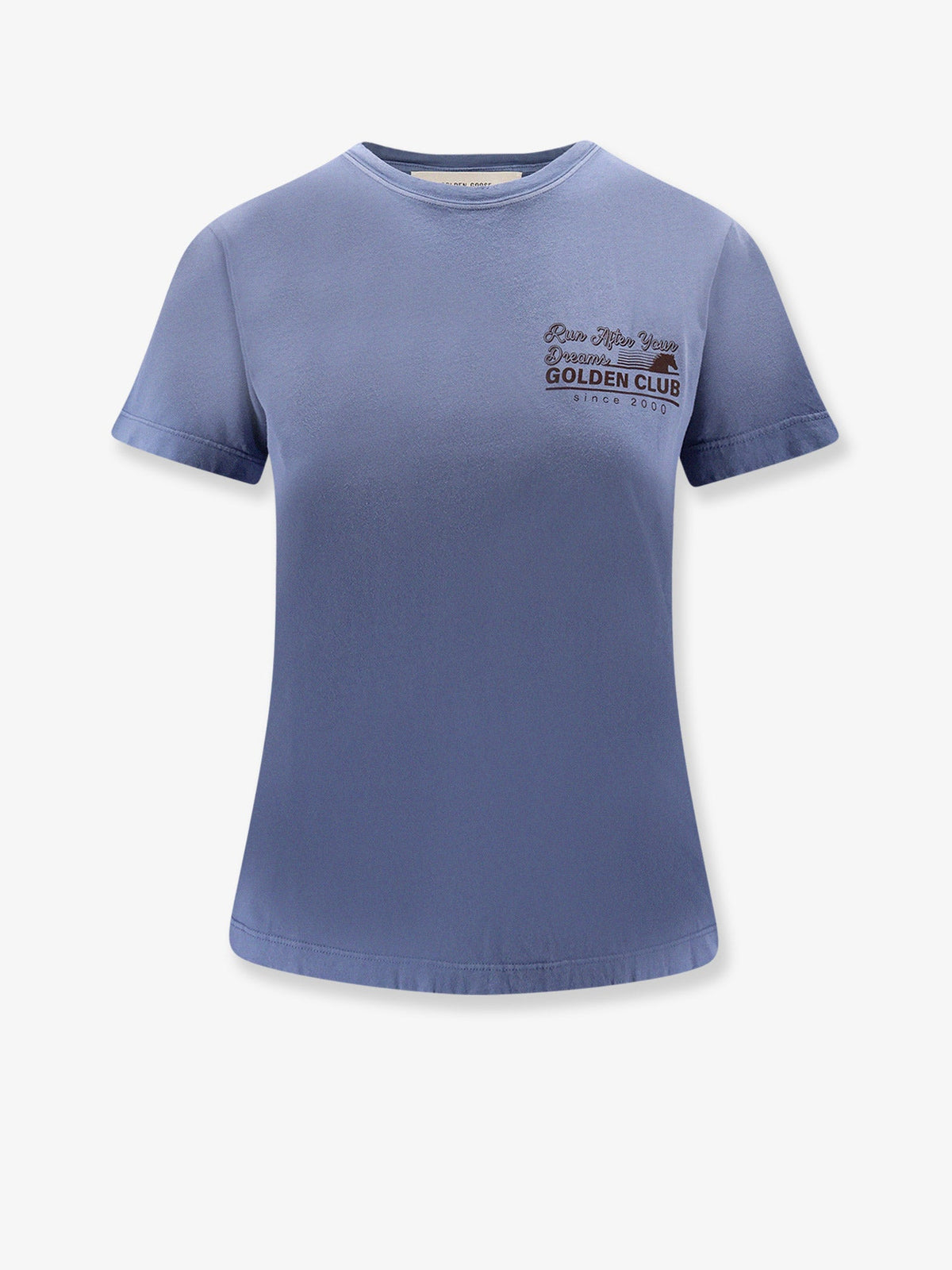 Golden Goose Deluxe Brand Cotton T-shirt - China Blue