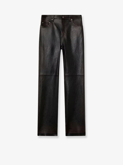 Golden Goose Deluxe Brand Peg leather trousers - Port Royale