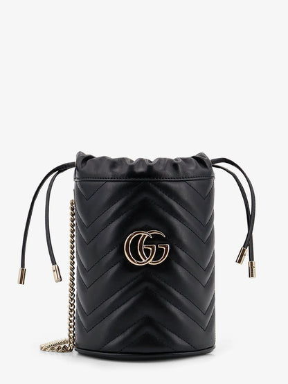 Gucci Gg Marmont Matelassé Leather Bucket Bag