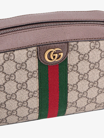 Gucci Ophidia Gg Supreme Fabric And Leather Shoulder Bag