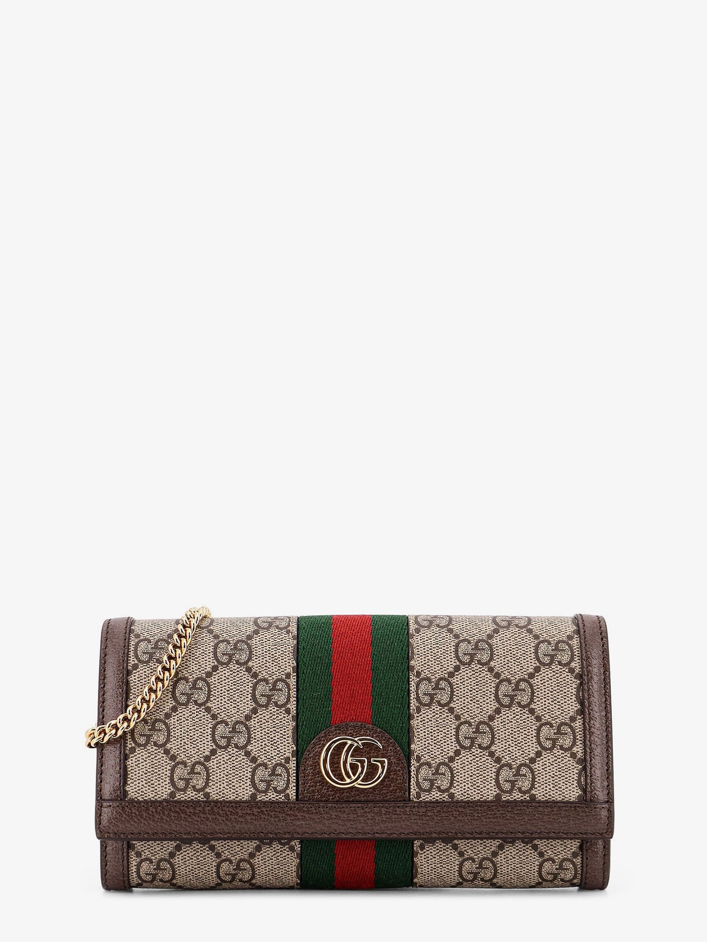 Gucci Ophidia Gg Supreme Fabric And Leather Crossbody Bag