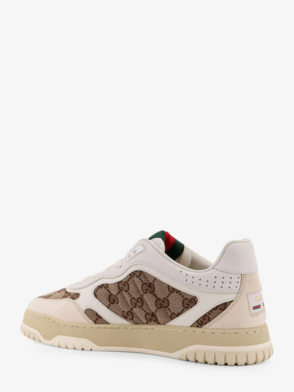 Gucci Re Web Gg Original Fabric And Suede Sneakers
