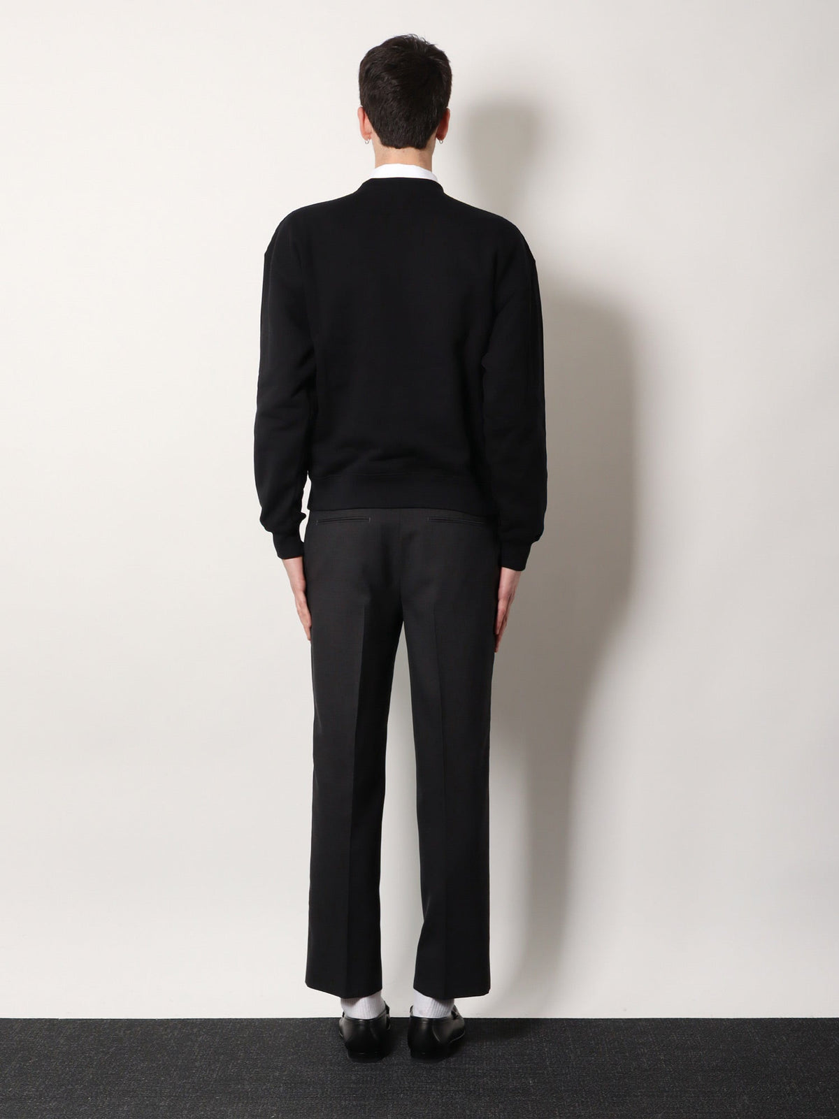 Gucci Cotton sweatshirt with frontal embossed logo - Black Mix