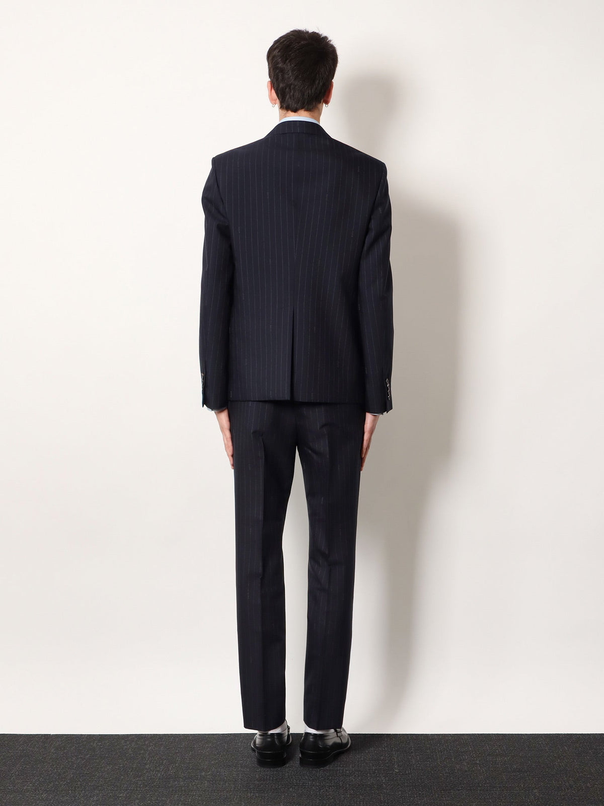 Gucci Gucci pinstripe wool trousers - Blue Grey