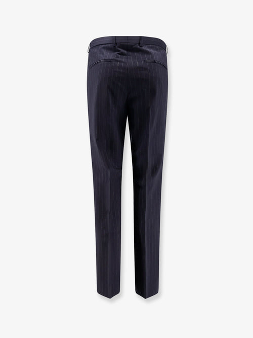 Gucci Gucci pinstripe wool trousers - Blue Grey