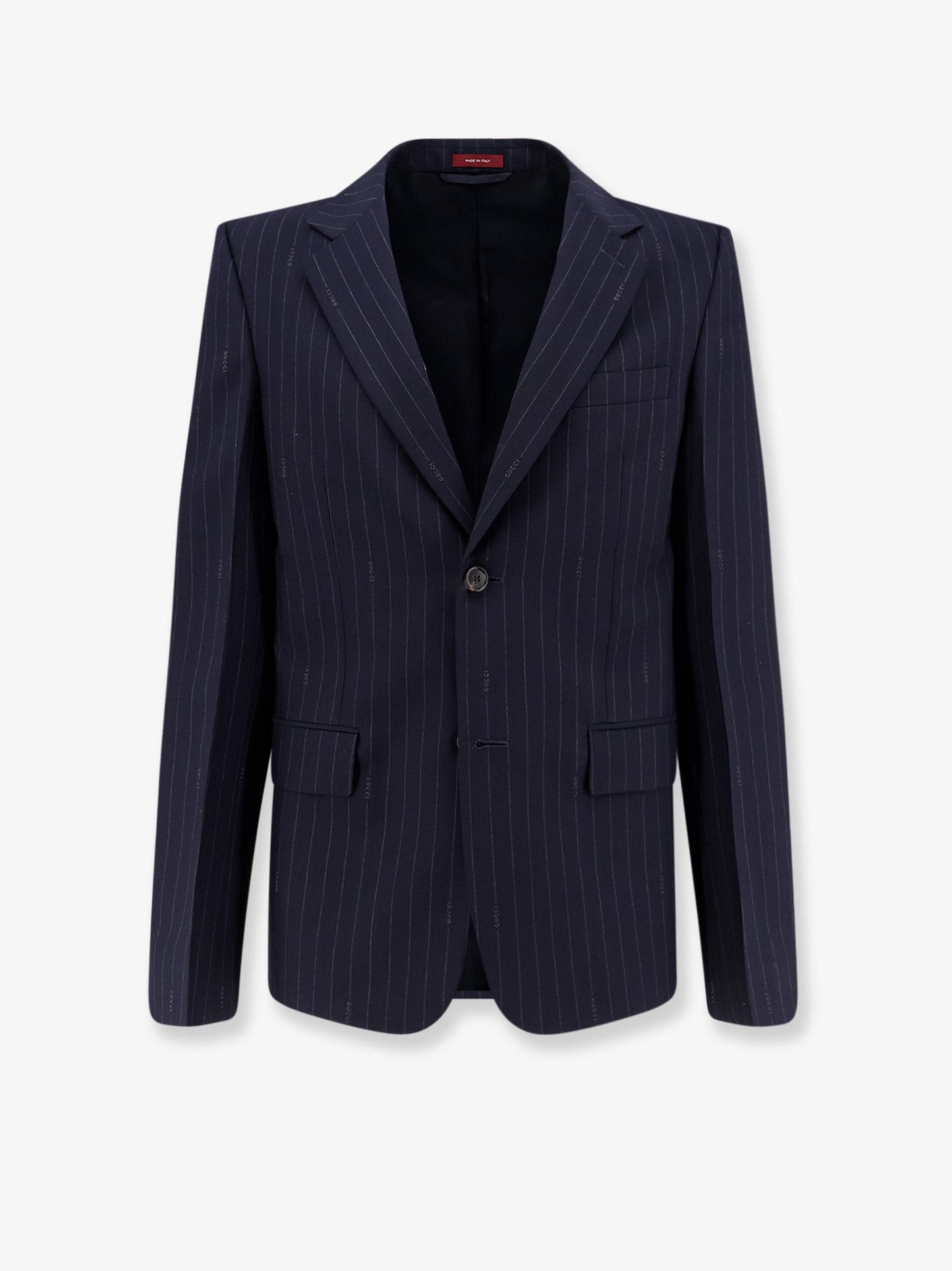 Gucci Gucci Pinstripe Wool Single Breasted Blazer