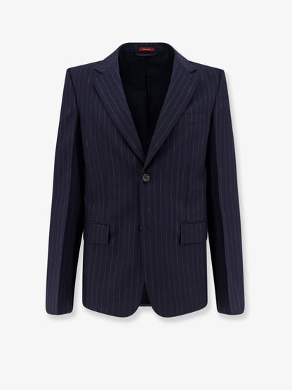 Gucci Gucci Pinstripe Wool Single Breasted Blazer