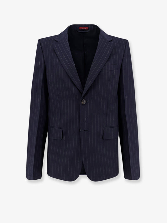 Gucci Gucci Pinstripe Wool Single Breasted Blazer