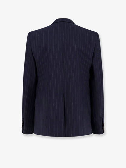 Gucci Gucci Pinstripe Wool Single Breasted Blazer