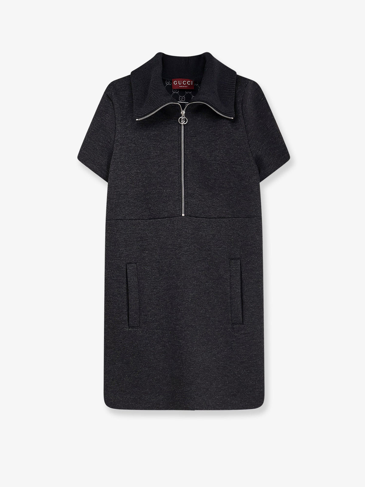 Gucci Double Jersey Dress - Dark Grey