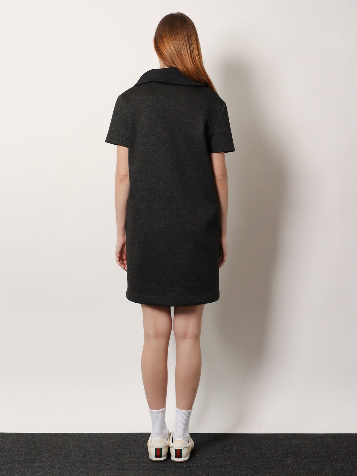 Gucci Double Jersey Dress - Dark Grey