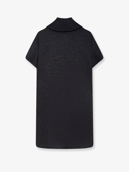 Gucci Double Jersey Dress - Dark Grey