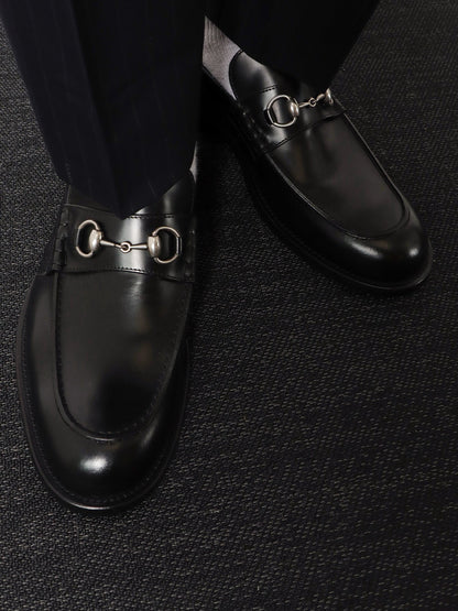 Gucci Leather loafer with Horsebit detail - Black