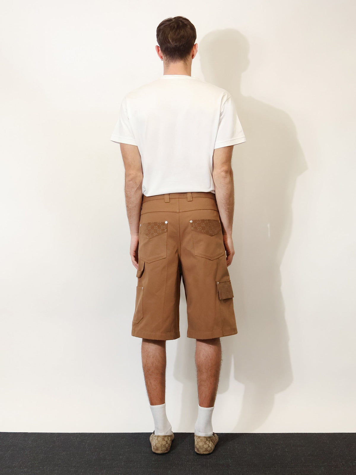 Gucci Canvas shorts - Camel
