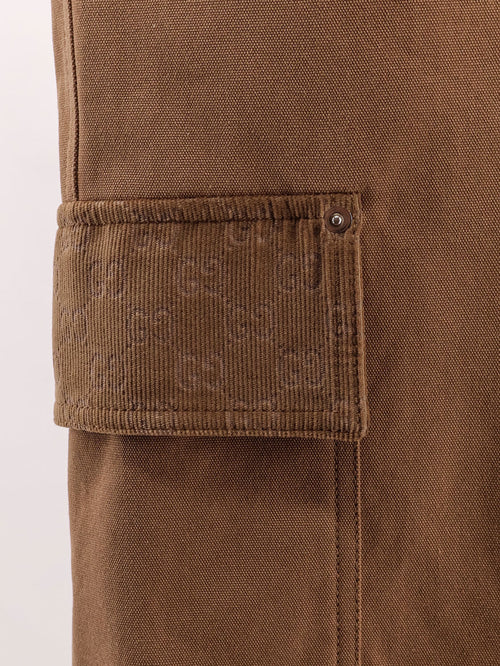 Gucci Canvas shorts - Camel