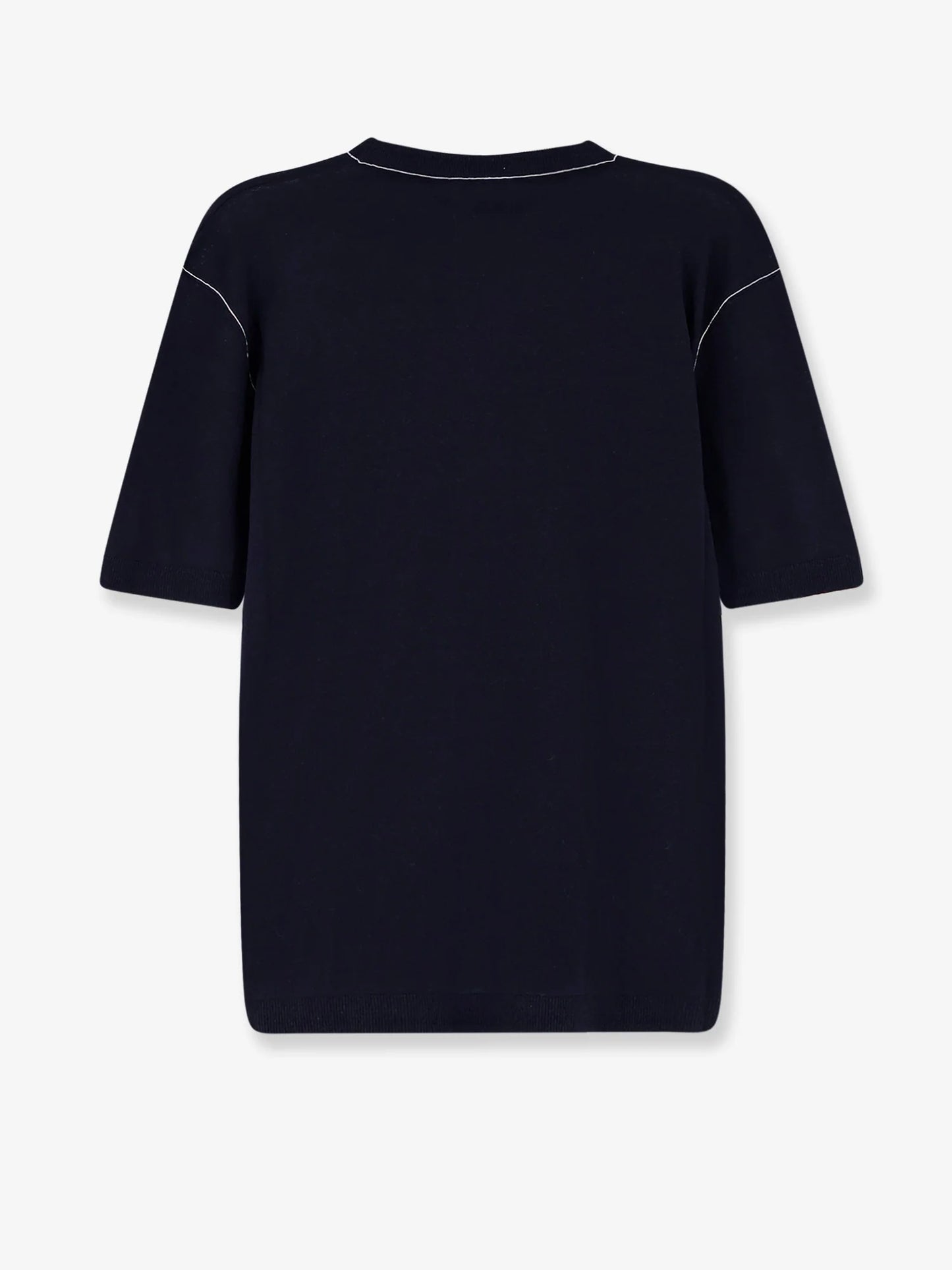 Gucci Silk And Linen Sweater With Gucci Firenze Since 1921 Inlay