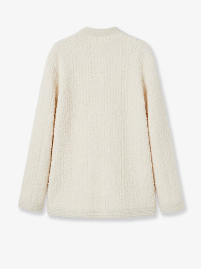 Gucci Wool and cotton blend cardigan - Ivory Silver Mc