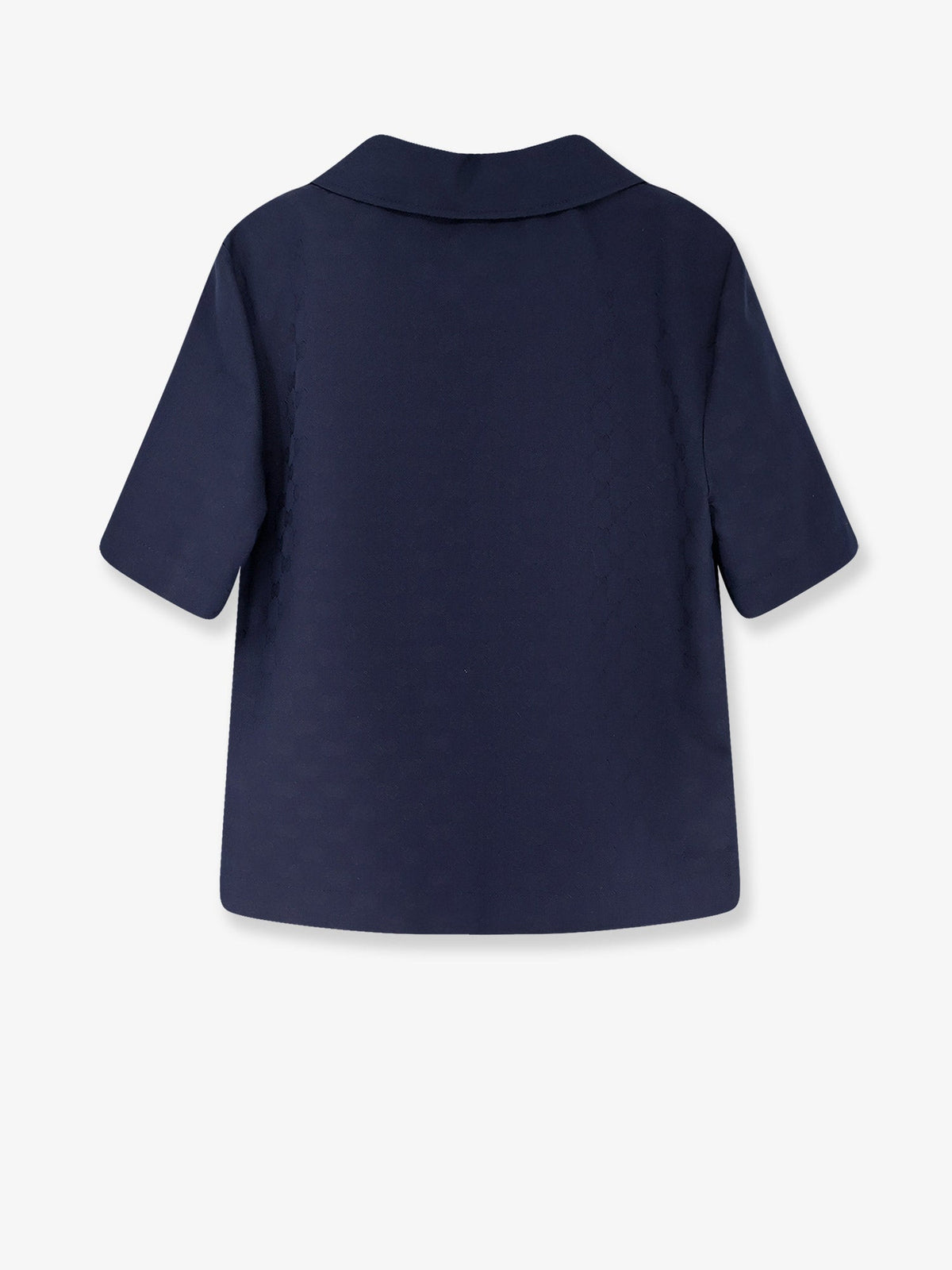 Gucci Fabric polo shirt with GG pattern - Tide