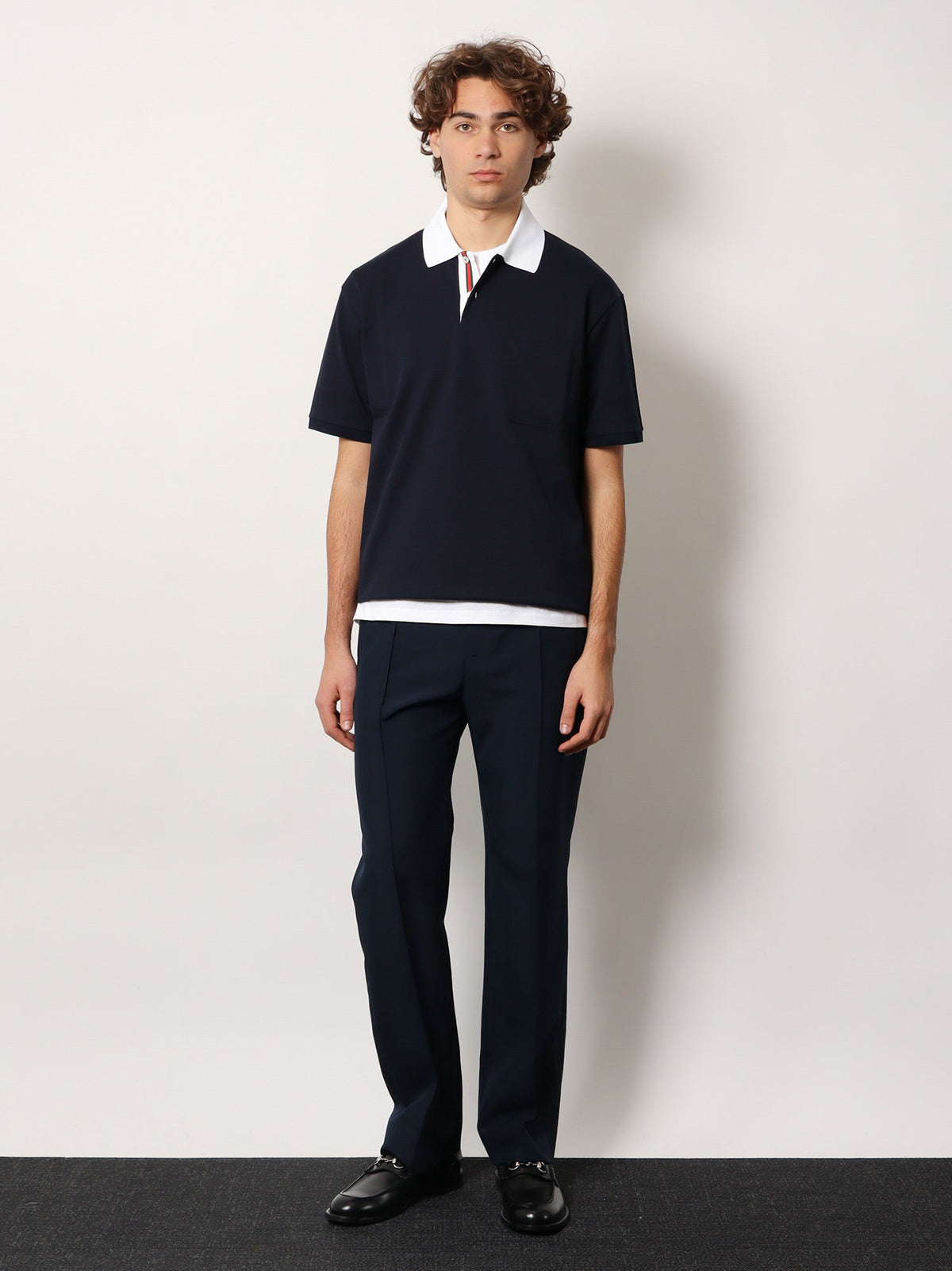 Gucci Technical Panama trousers - Night Sky