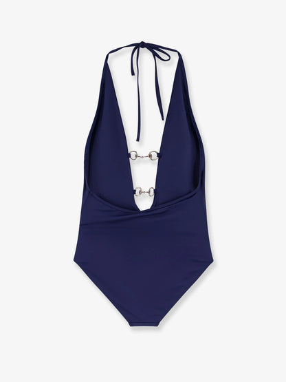 Gucci One Piece Swimsuit With Horsebit Details